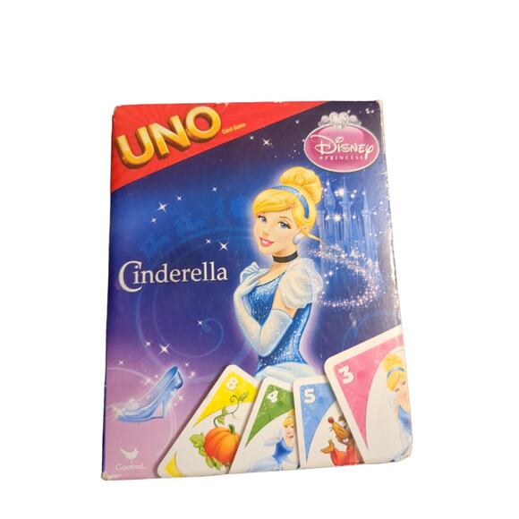 Disney Princess Cinderella Uno Card Game Complete All 112 Cards Kids Family VG - Picture 1 of 4